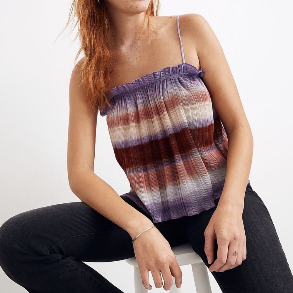 Madewell purple ombré tank